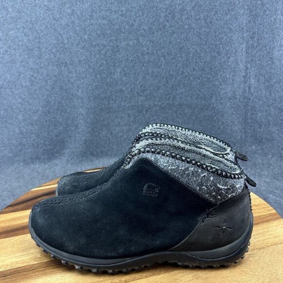 Sorel Womens Joliette Leather Thinsulate Waterproof Slip-on Winter Boots Size 10 - Picture 6 of 11